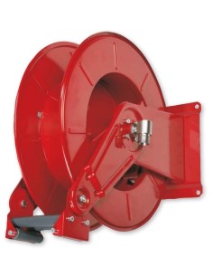 ENROLLADOR RETRACTIL 20 MTS 200 BAR 1" ACERO LACADO